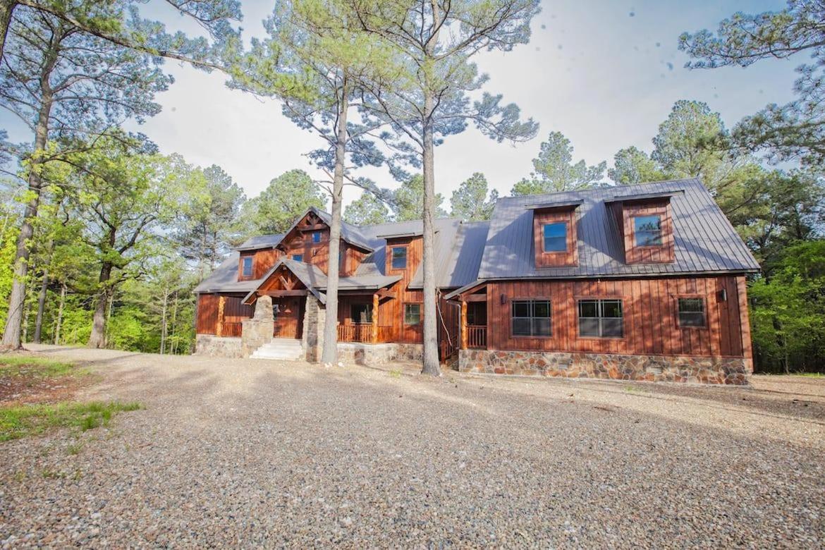 Stone Mountain Lodge 5000Sqft 6 Bed Game Room Pool Table Hot Tub Broken Bow Eksteriør billede