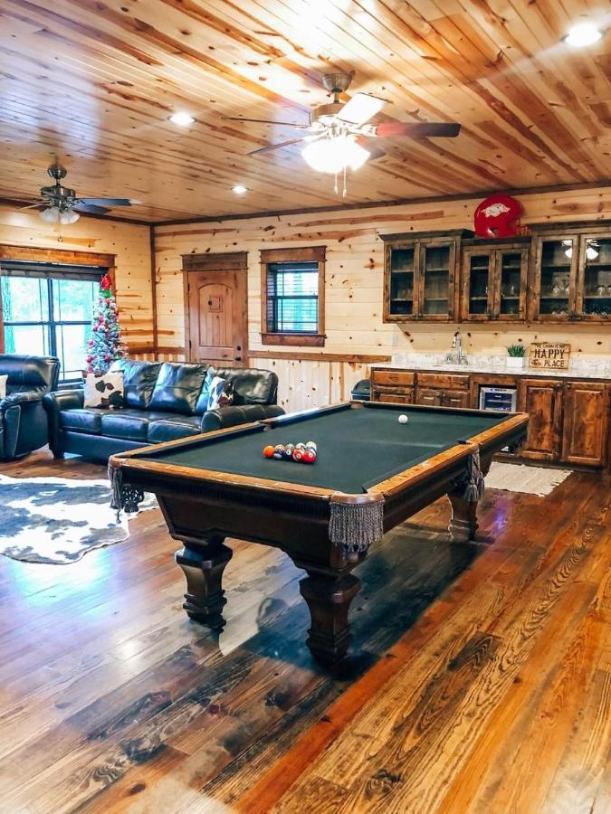 Stone Mountain Lodge 5000Sqft 6 Bed Game Room Pool Table Hot Tub Broken Bow Eksteriør billede